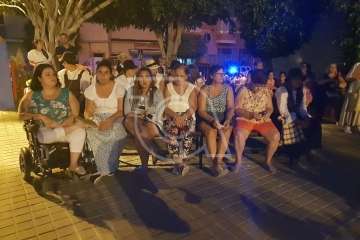 Romería popular en El Caracol (Foto Francisco Javier Santana)